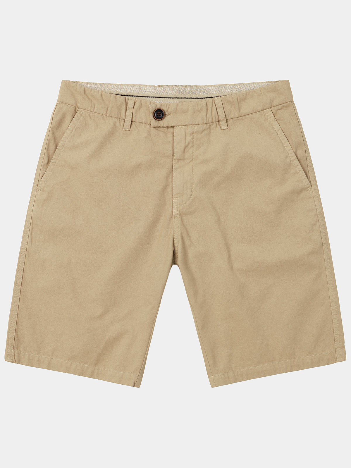 Herren Baumwoll Sommershorts Einfarbig