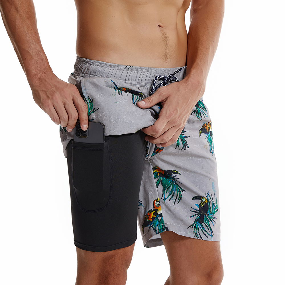 Herren Schnell trocknende Badeshorts