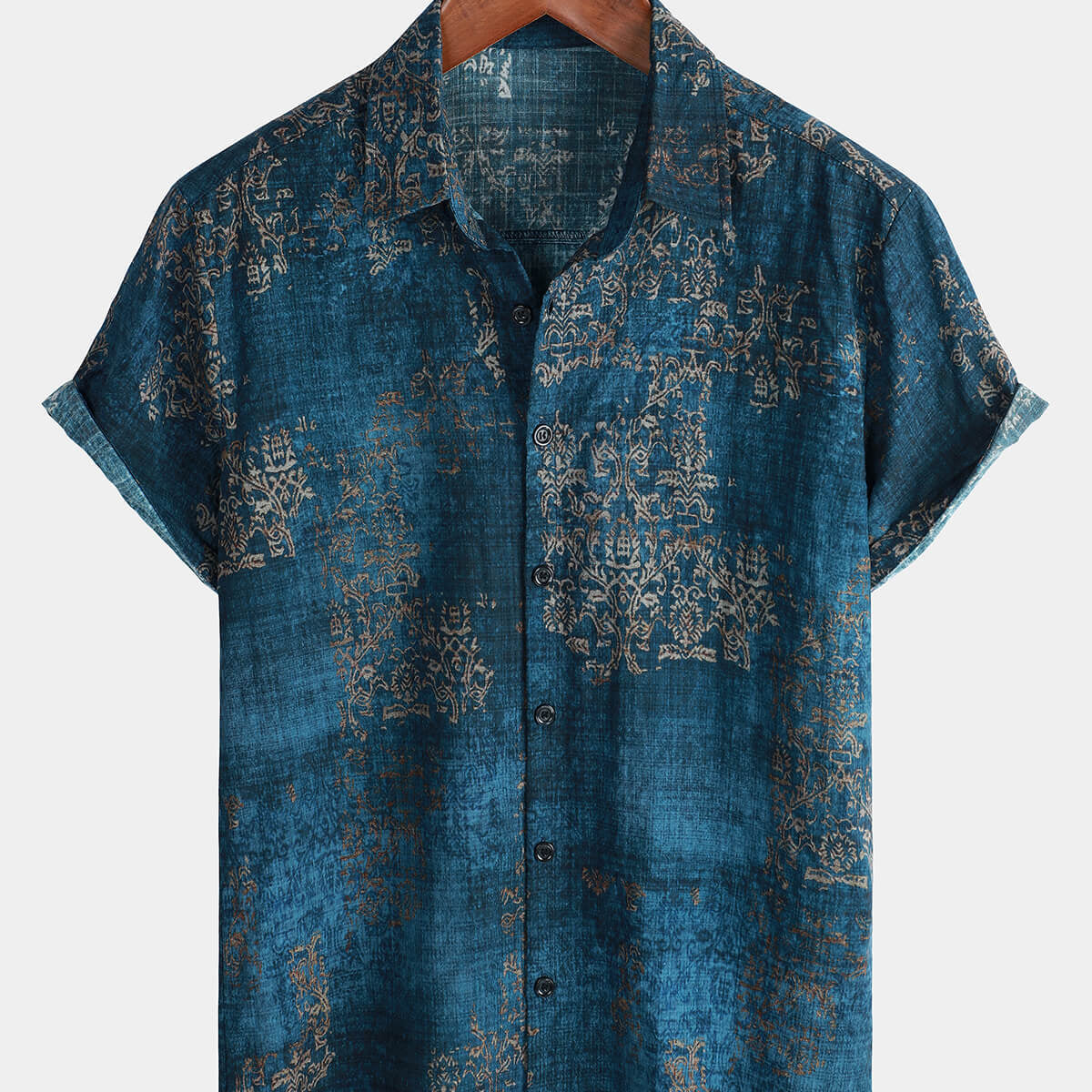 Herren 70er Jahre Disco Hemd – Retro Paisley Kurzarmhemd Mit Skelett-Druck – Perfekt Für Halloween & Party Herren 70er Jahre Disco Hemd – Retro Paisley Kurzarmhemd Mit Skelett-Druck – Perfekt Für Halloween & Party