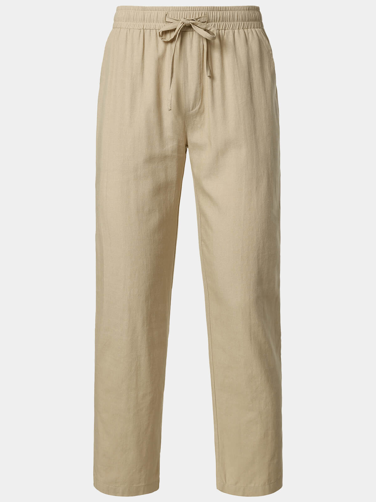 Herren Baumwolle Freizeithose Leinen Leinenhose