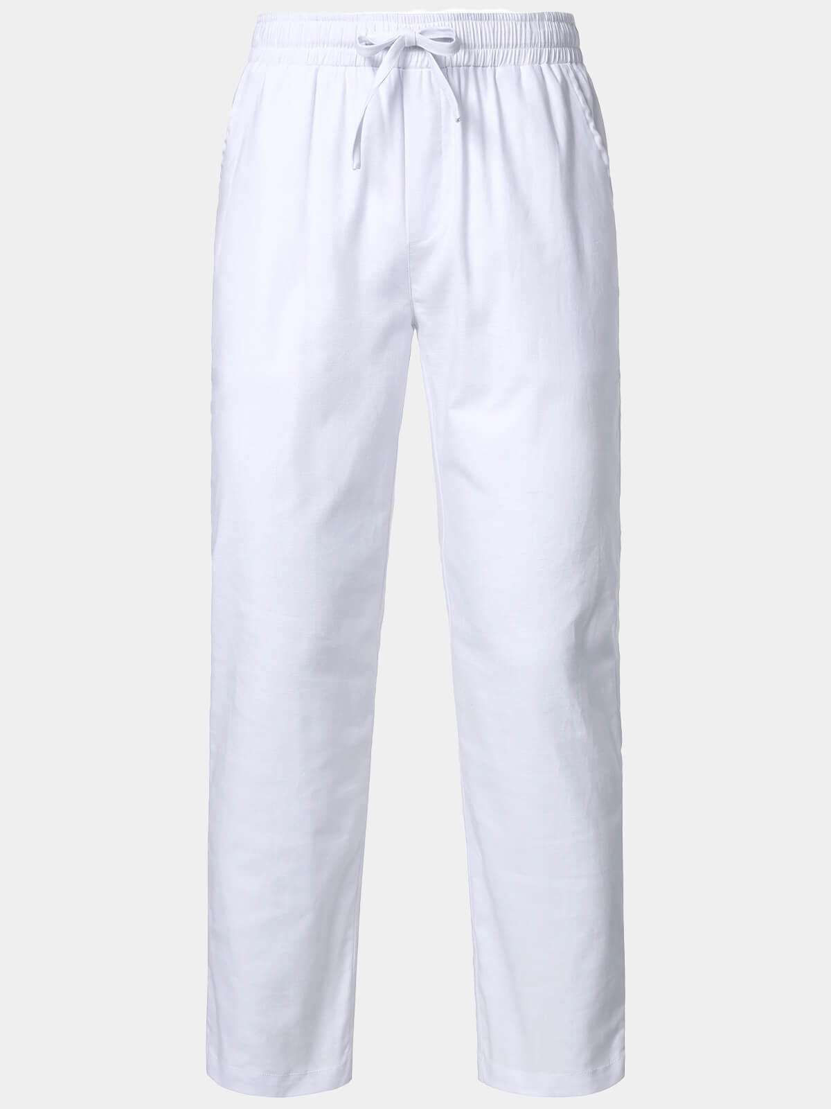 Herren Baumwolle Freizeithose Leinen Leinenhose