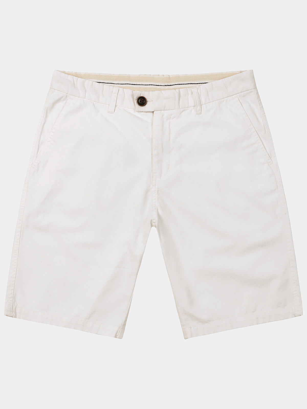 Herren Baumwoll Sommershorts Weiß