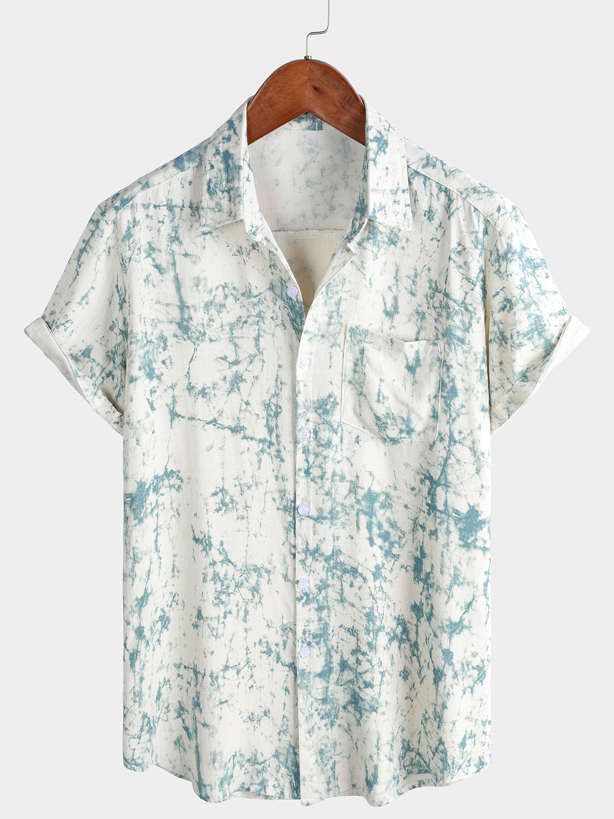 Herren Freizeithemd mit kurzen Ärmeln