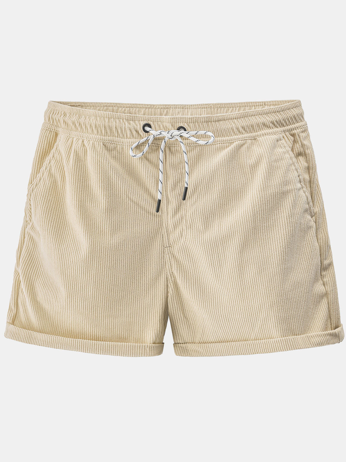 Herren Lässige Sommer Shorts aus Cord mit Kordelzug