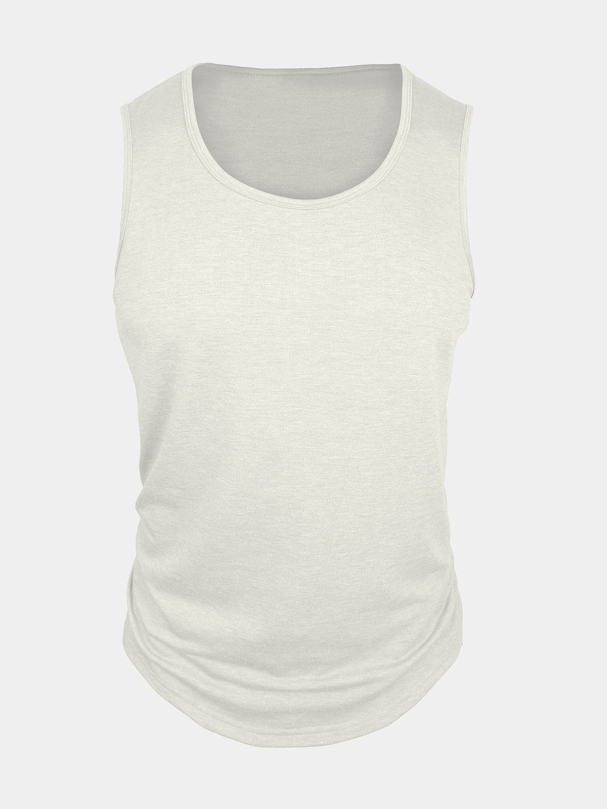 Herren Einfarbiges Slim Fit Tanktop