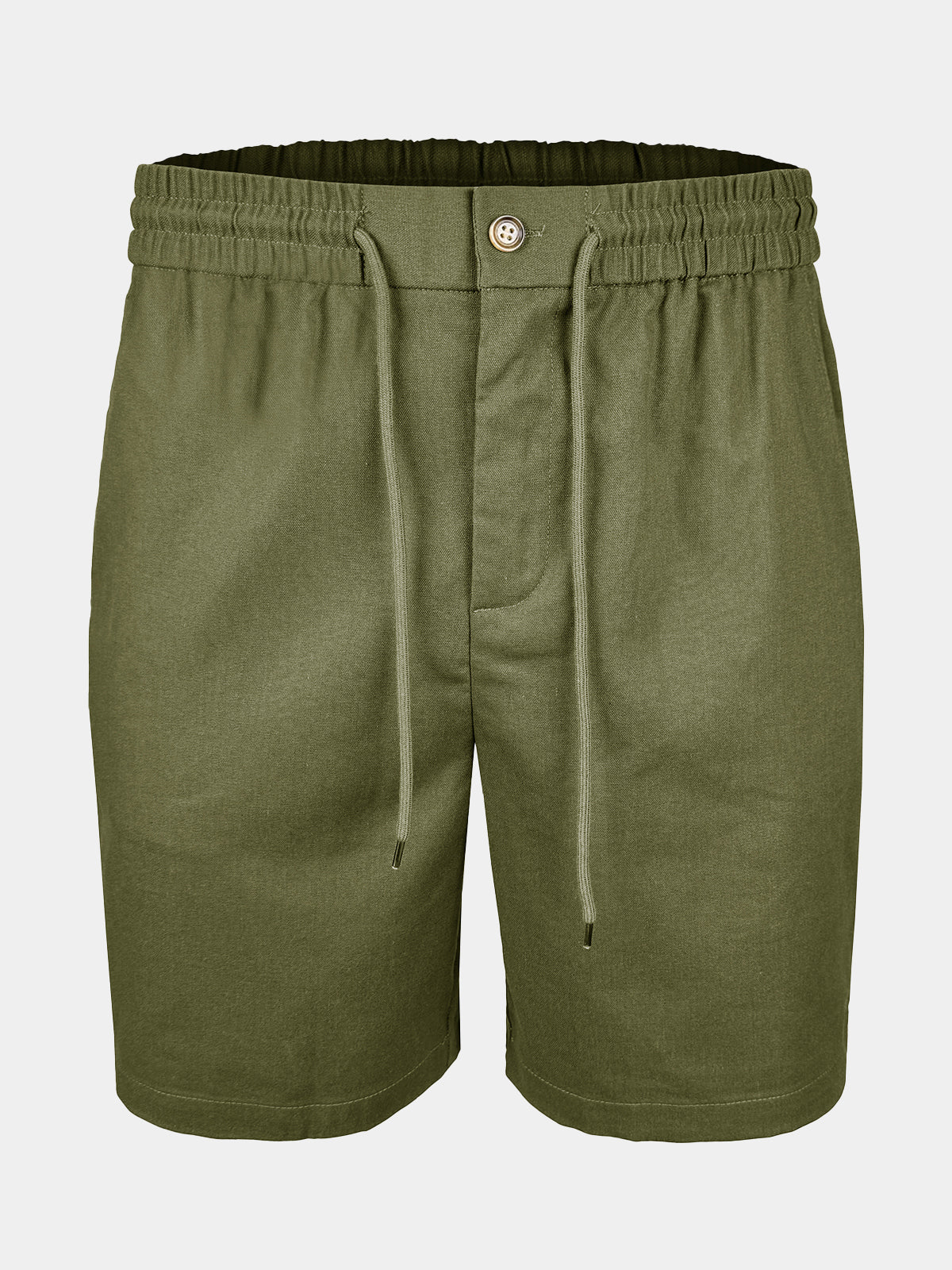Herren Atmungsaktive Leinen Baumwoll Shorts