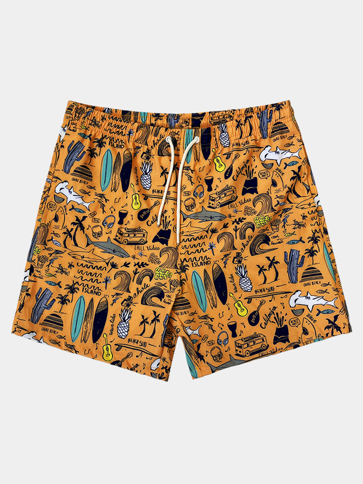 Herren Lustige Schnell trocknende Badeshorts