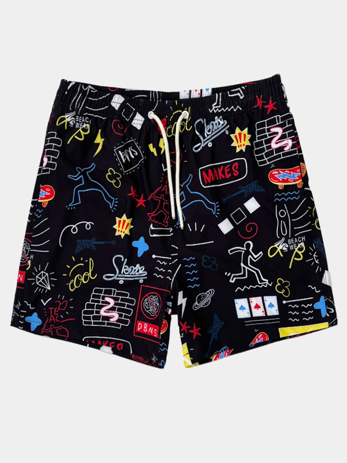 Herren Lustige Schnell trocknende Badeshorts
