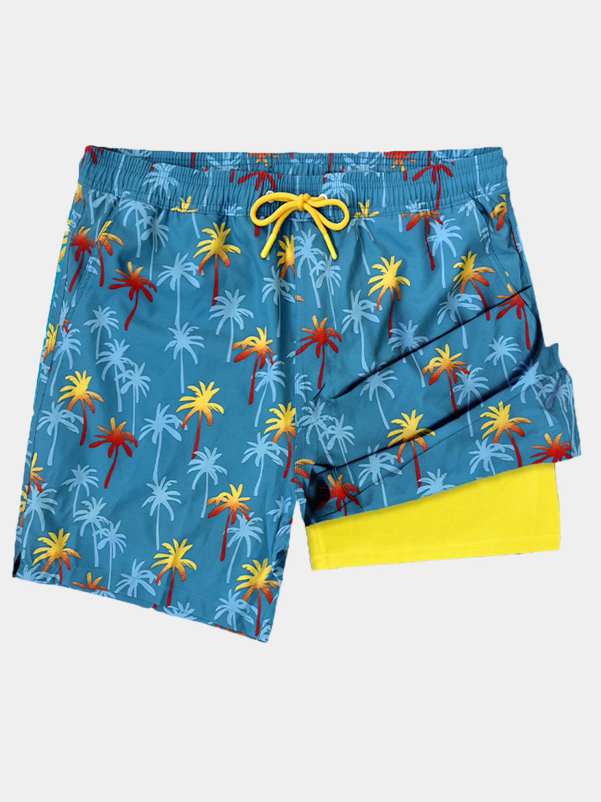 Herren Lustige Print Badeshorts mit Reißverschlusstaschen