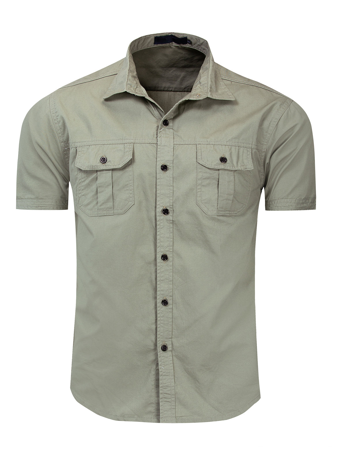 Herren Freizeit Kurzarm Hemd