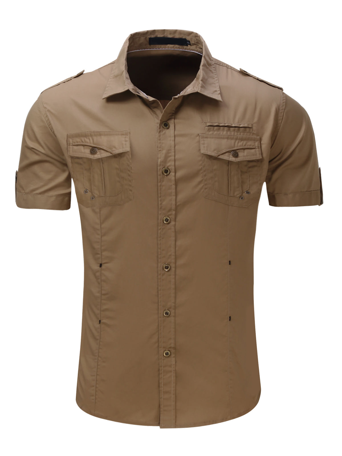 Herren Freizeit Kurzarm Hemd