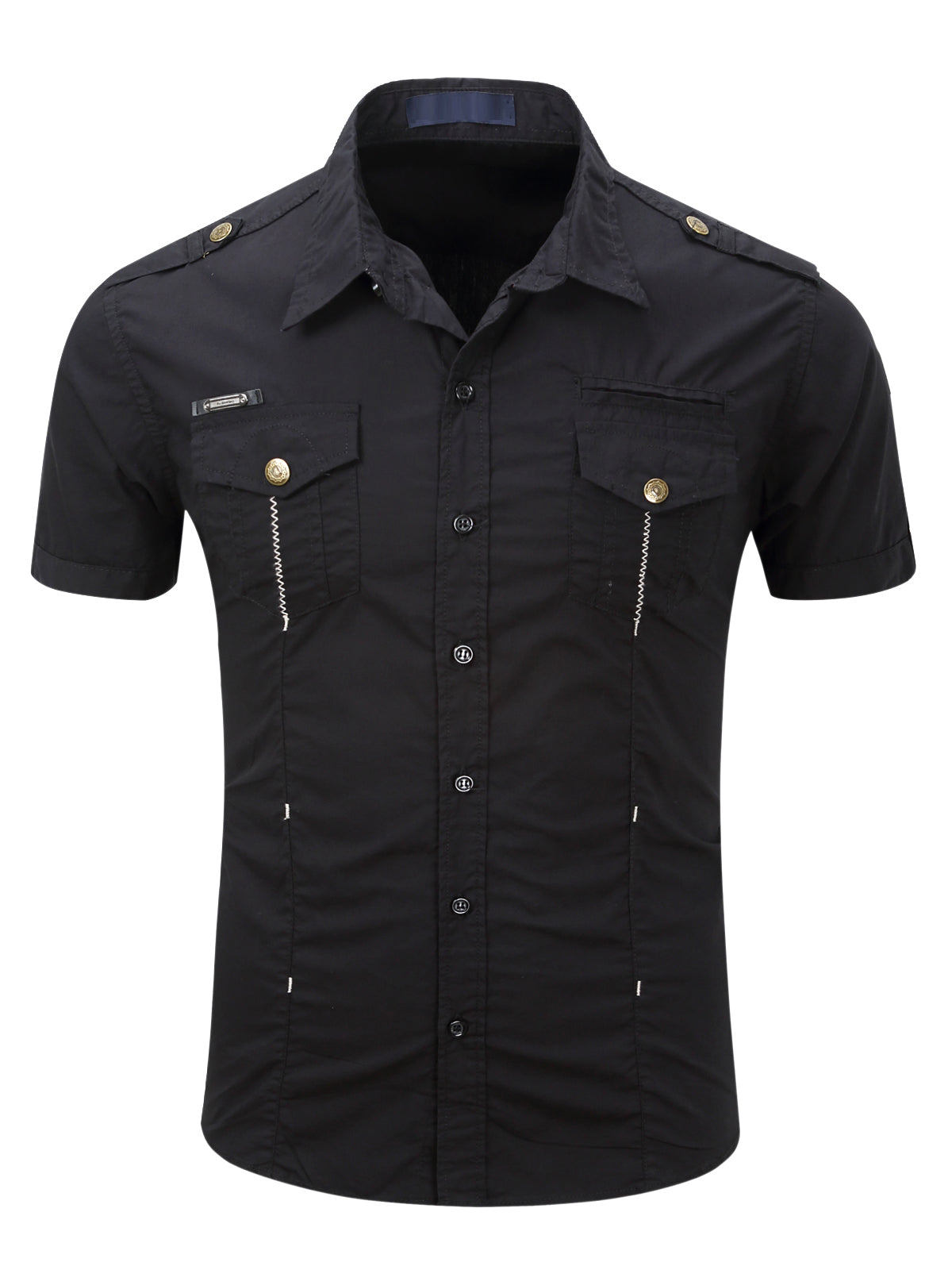 Herren Freizeit Kurzarm Hemd