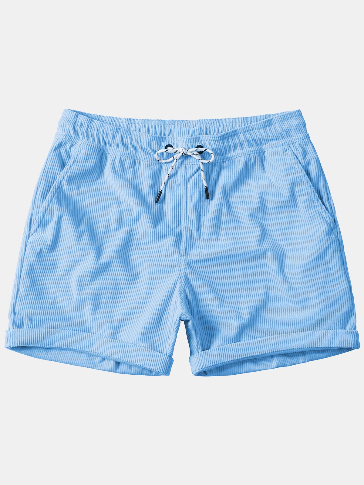 Herren Lässige Cord Shorts mit Kordelzug