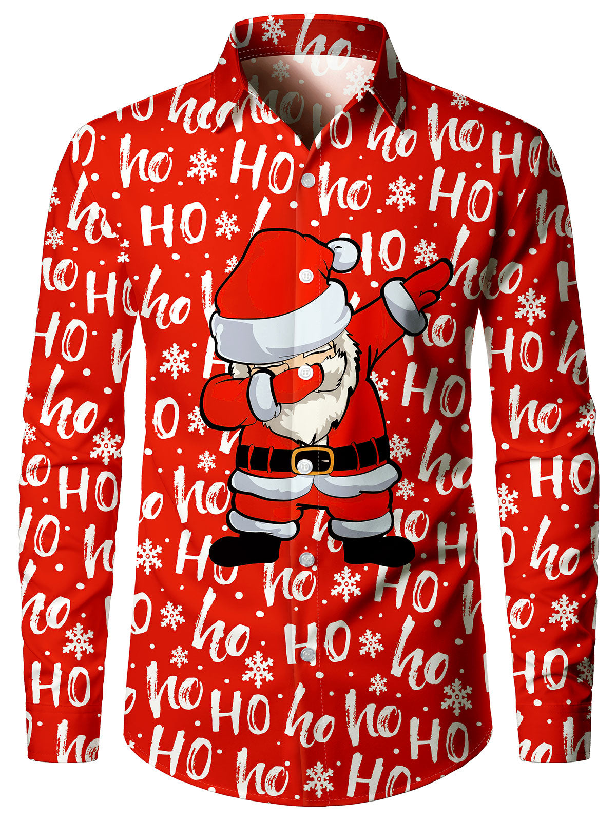 Herren Ho Ho Ho Weihnachtsmann Shirt