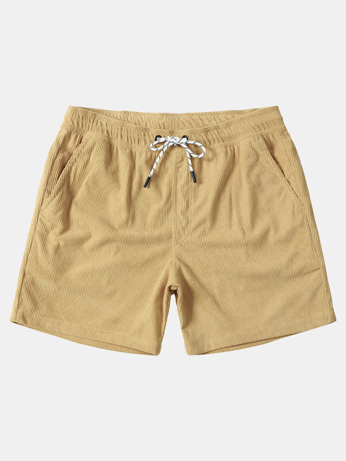 Herren Lässige Sommer Shorts aus Cord mit Kordelzug